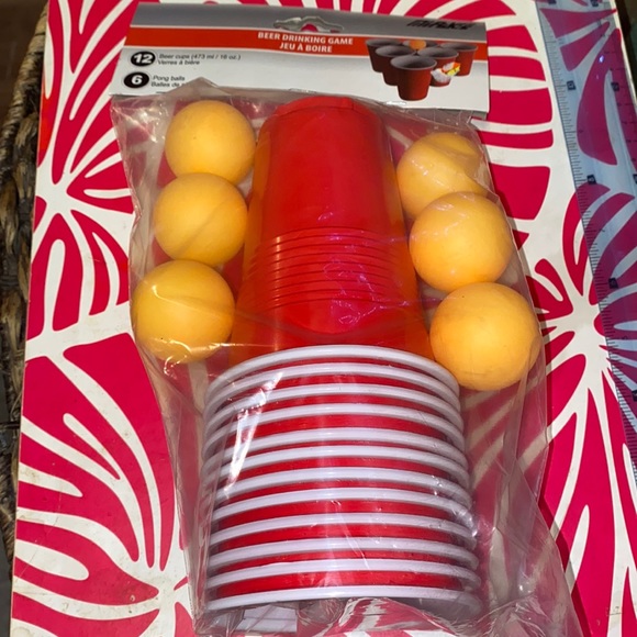 New Beer Pong Drinking Game cups and balls - Picture 3 of 5